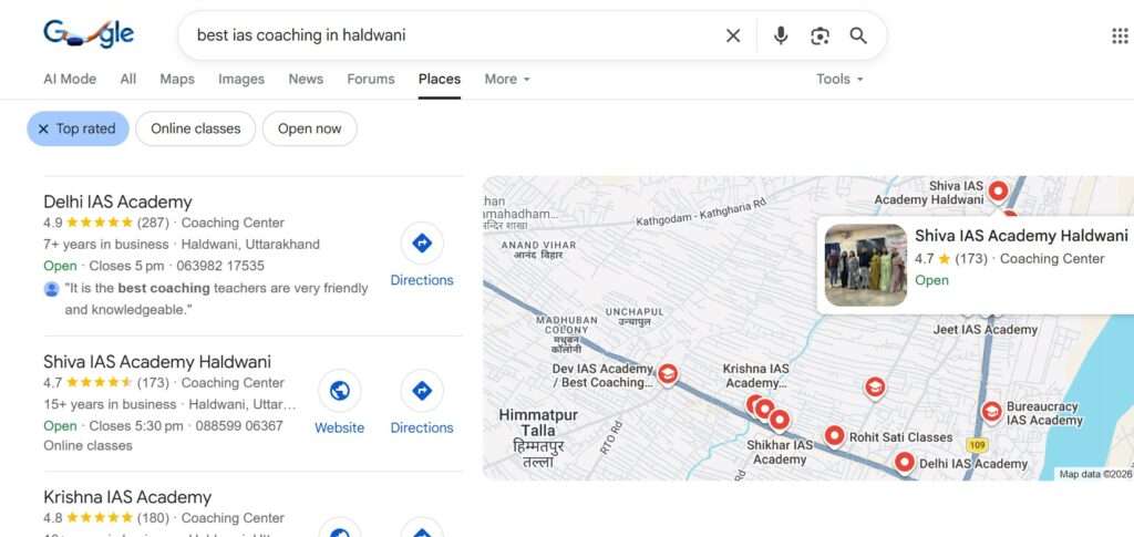 Google Results Coaching