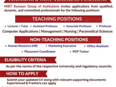 Required Teaching and Non-Teaching