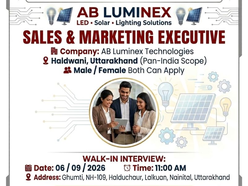 We are Hiring - Sales & Marketing Executive